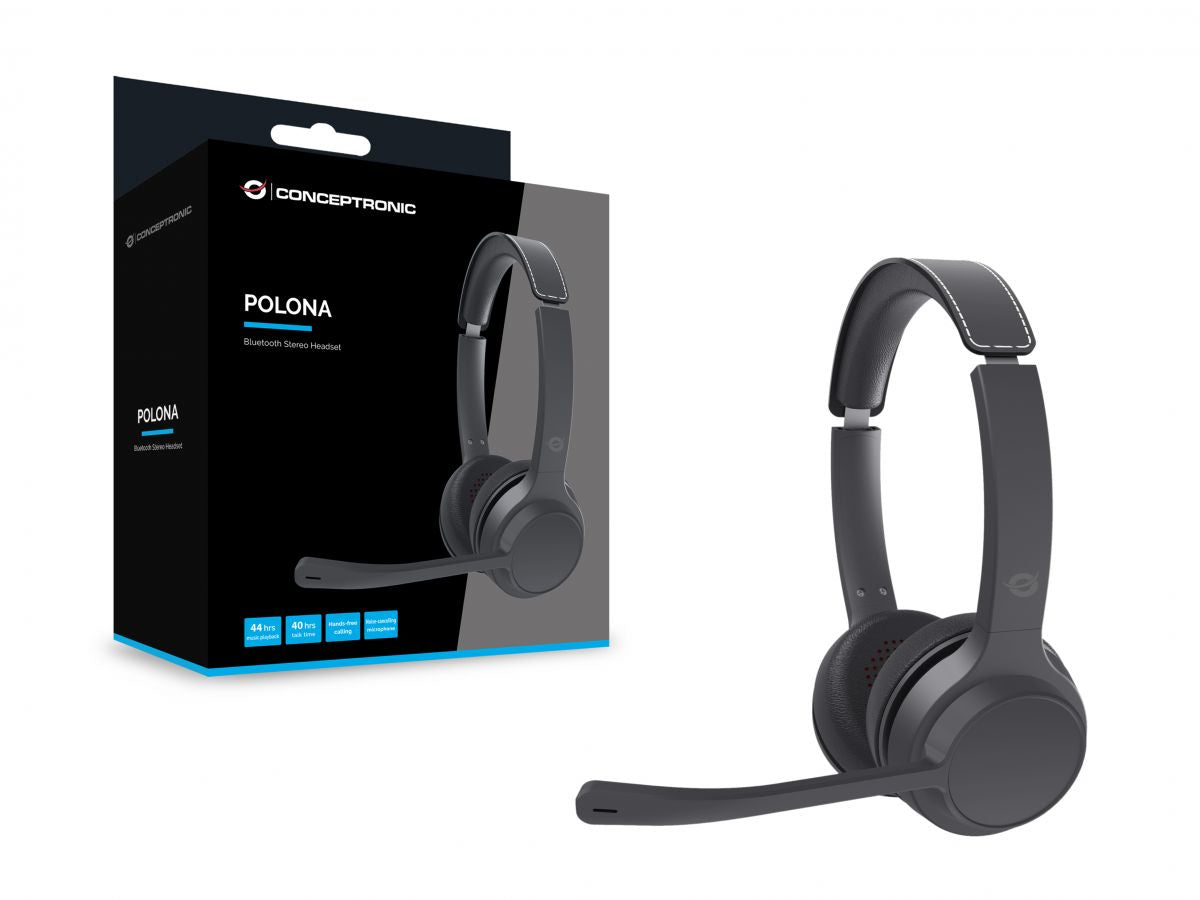 Conceptronic POLONA04B Bluetooth-Stereo-Headset