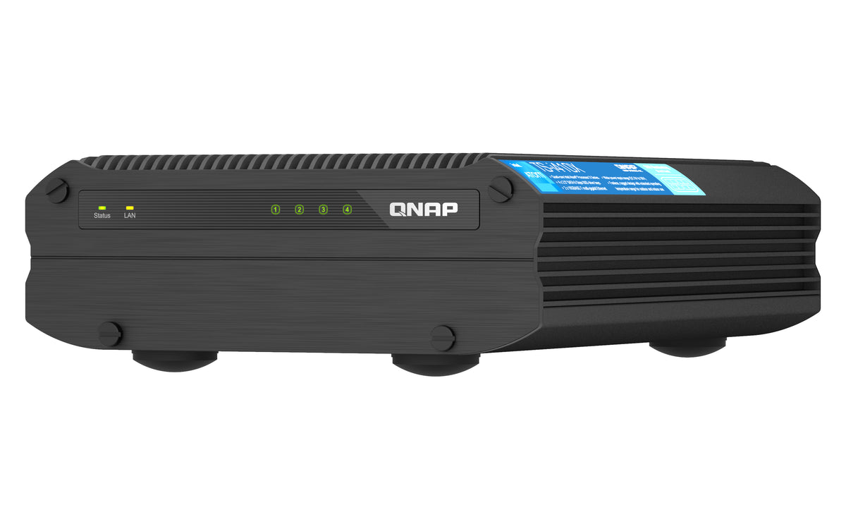 QNAP TS-I410X NAS Tower Intel Atom® x6425E 8 GB 0 TB QNAP QTS Schwarz