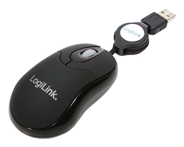 LogiLink ID0016 Maus Büro Beidhändig USB Typ-A Optisch 800 DPI