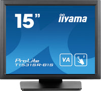 iiyama T1531SR-B1S Computerbildschirm 38,1 cm (15") 1024 x 768 Pixel XGA LCD Touchscreen Schwarz
