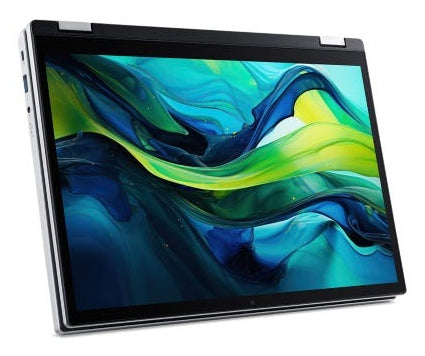 Acer Aspire Go Spin 14 AGSP14-31PT-36R6 Intel Core 3 N355 Hybrid (2-in-1) 35,6 cm (14") Touchscreen WUXGA 16 GB LPDDR5-SDRAM 512 GB SSD Wi-Fi 6 (802.11ax) Windows 11 Home Deutsch Silber