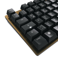 CHERRY KC 200 MX Tastatur Universal USB QWERTZ Deutsch Schwarz, Bronze