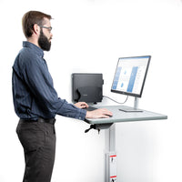 StarTech.com PC-Wandhalterung, für Computer bis zu 18 kg, werkzeuglos Verstellbare Breite (50 bis 200 mm), PC Wandmontage für Mini PC/Tower, Computer Wand-/Schreibtischhalterung