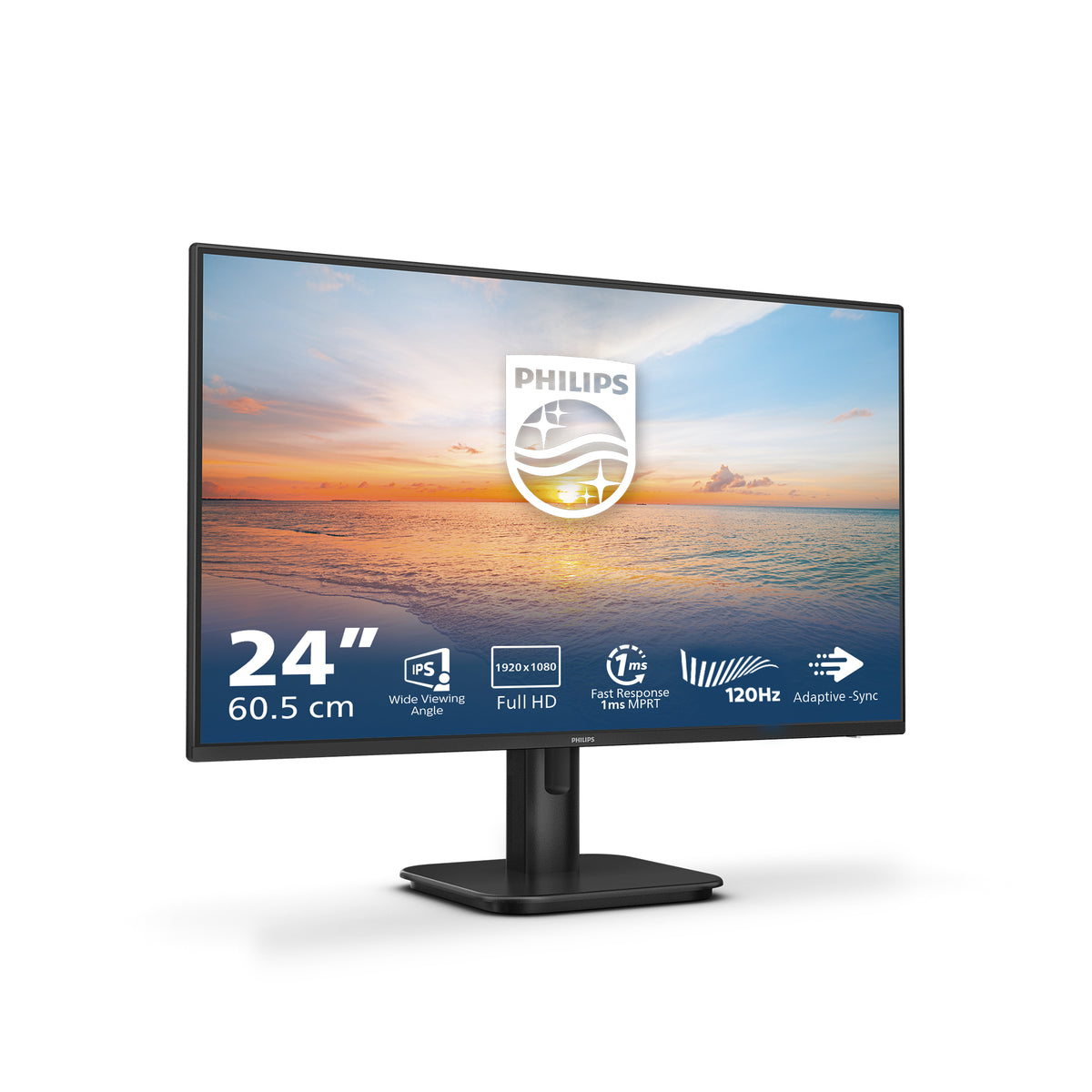 Philips 1000 series 24E1N1100A/00 Computerbildschirm 60,5 cm (23.8") 1920 x 1080 Pixel Full HD LCD Schwarz