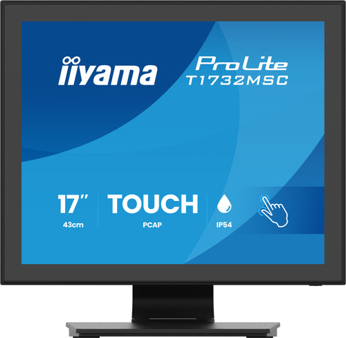 iiyama ProLite T1732MSC-B2S Computerbildschirm 43,2 cm (17") 1280 x 1024 Pixel SXGA LED Touchscreen Schwarz