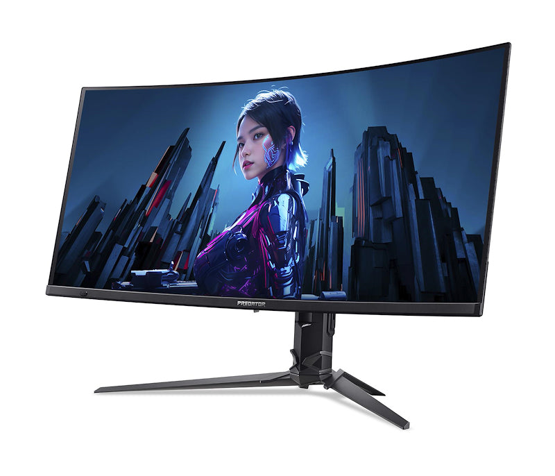Acer Predator UM.CXXEE.501 Computer Monitor 86.4 cm (34") 3440 x 1440 Pixels UltraWide Quad HD QD-OLED Black