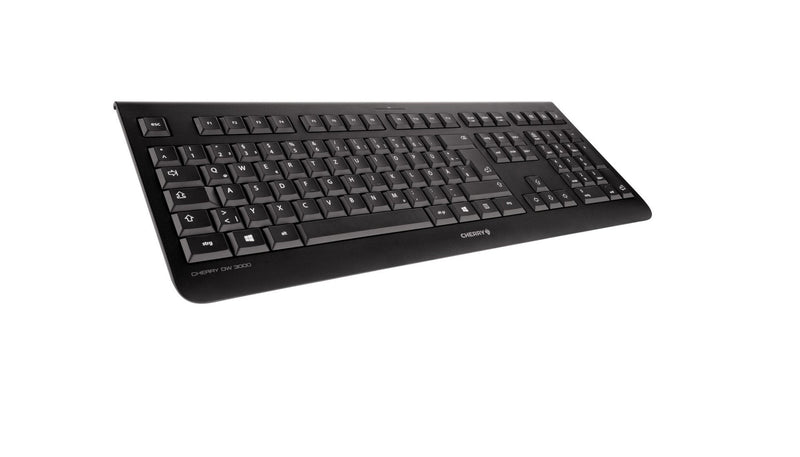 CHERRY DW 3000 Tastatur Maus enthalten Universal RF Wireless AZERTY Belgisch Schwarz