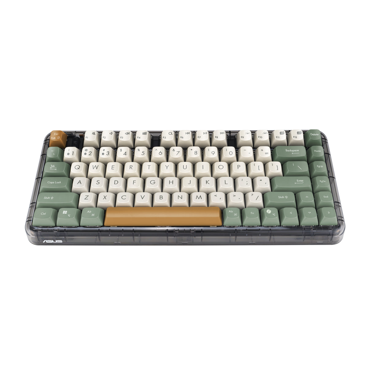 ASUS Jelly75 KD201 KEYBOARD/MK-WH/GE/83 Tastatur Universal USB + RF Wireless + Bluetooth Mehrfarbig