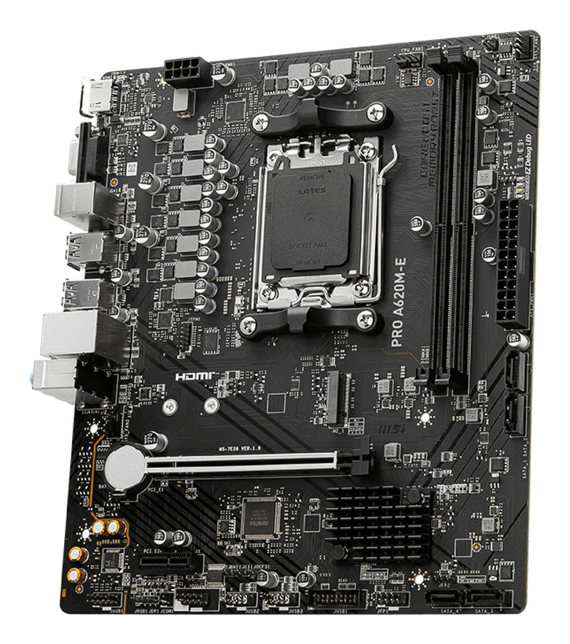 MSI PRO A620M-E Motherboard AMD A620 Sockel AM5 micro ATX