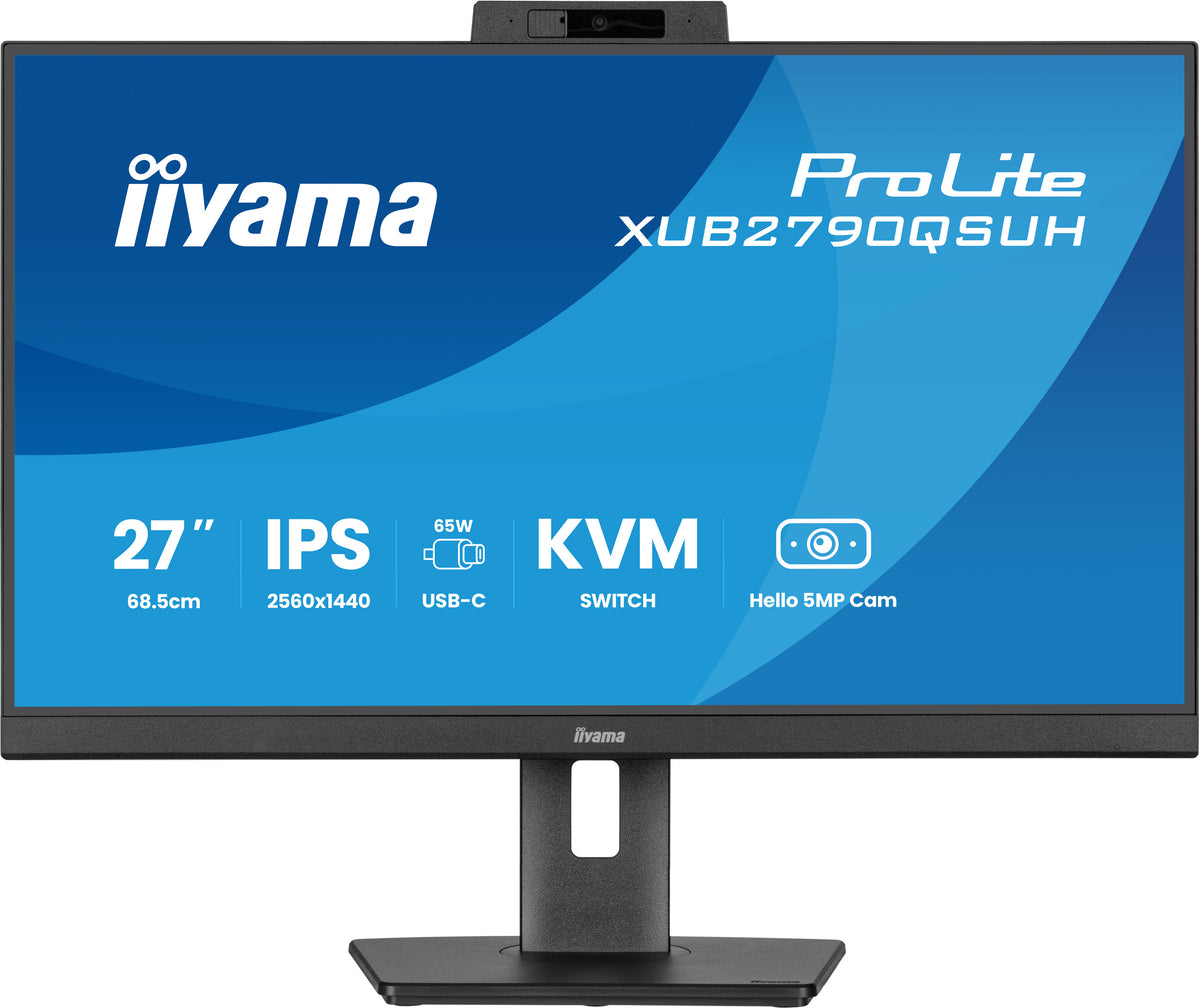 iiyama ProLite XUB2790QSUH-B2 Computerbildschirm 68,6 cm (27") 2560 x 1440 Pixel Quad HD LED Schwarz