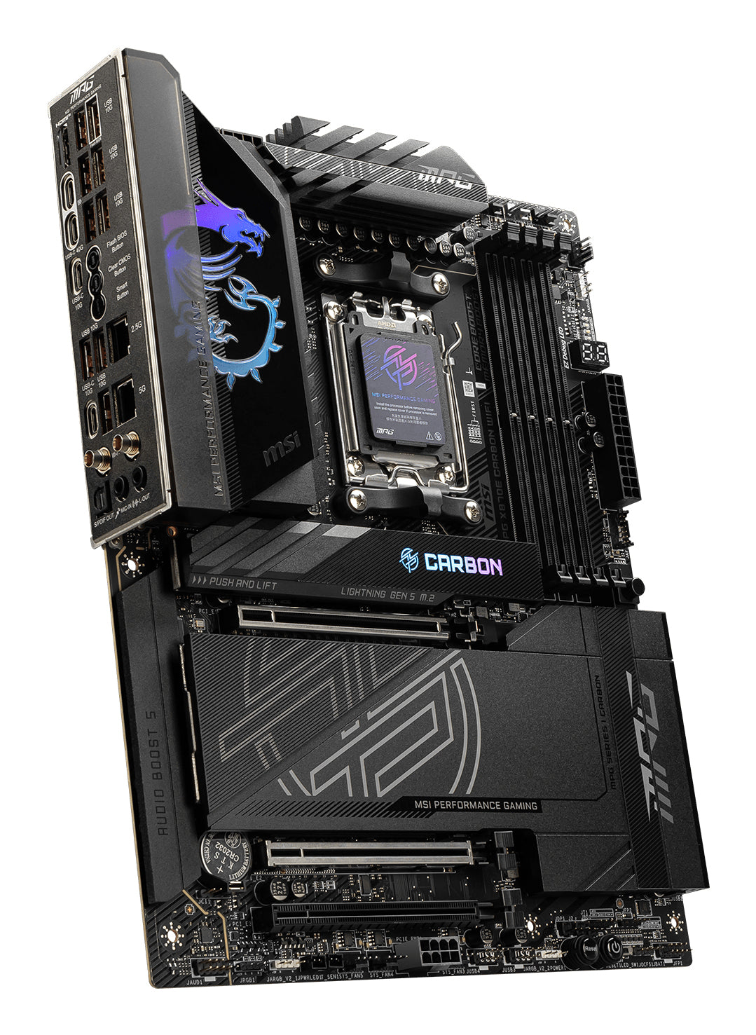 MSI MPG X870E CARBON WIFI Motherboard AMD X870E Sockel AM5 ATX