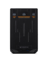 Acer DC.Z3XEE.001 Computer-Gehäuse Desktop Schwarz, Weiß
