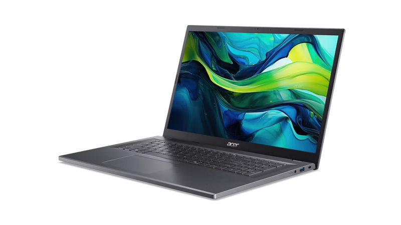 Acer Aspire A17-51M-52LE Intel Core 5 120U Laptop 43,9 cm (17.3") Full HD 16 GB LPDDR5-SDRAM 512 GB SSD Wi-Fi 6 (802.11ax) Windows 11 Home Grau
