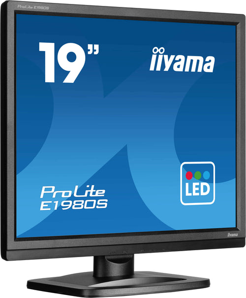 iiyama ProLite E1980S-B1 Computerbildschirm 48,3 cm (19") 1280 x 1024 Pixel VGA LED Schwarz