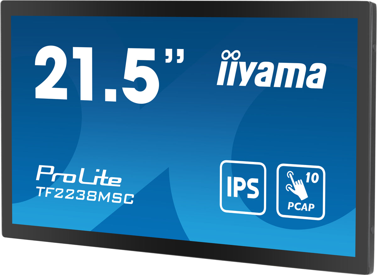 iiyama TF2238MSC-B1 Computerbildschirm 53,3 cm (21") 1920 x 1080 Pixel Full HD LED Touchscreen Schwarz