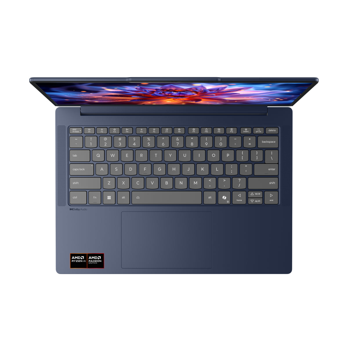 Lenovo IdeaPad Slim 5 14AGP11 Copilot+ PC AMD Ryzen AI 7 445 Laptop 35,6 cm (14") WUXGA 16 GB DDR5-SDRAM 512 GB SSD Wi-Fi 7 (802.11be) Windows 11 Home Deutsch Blau