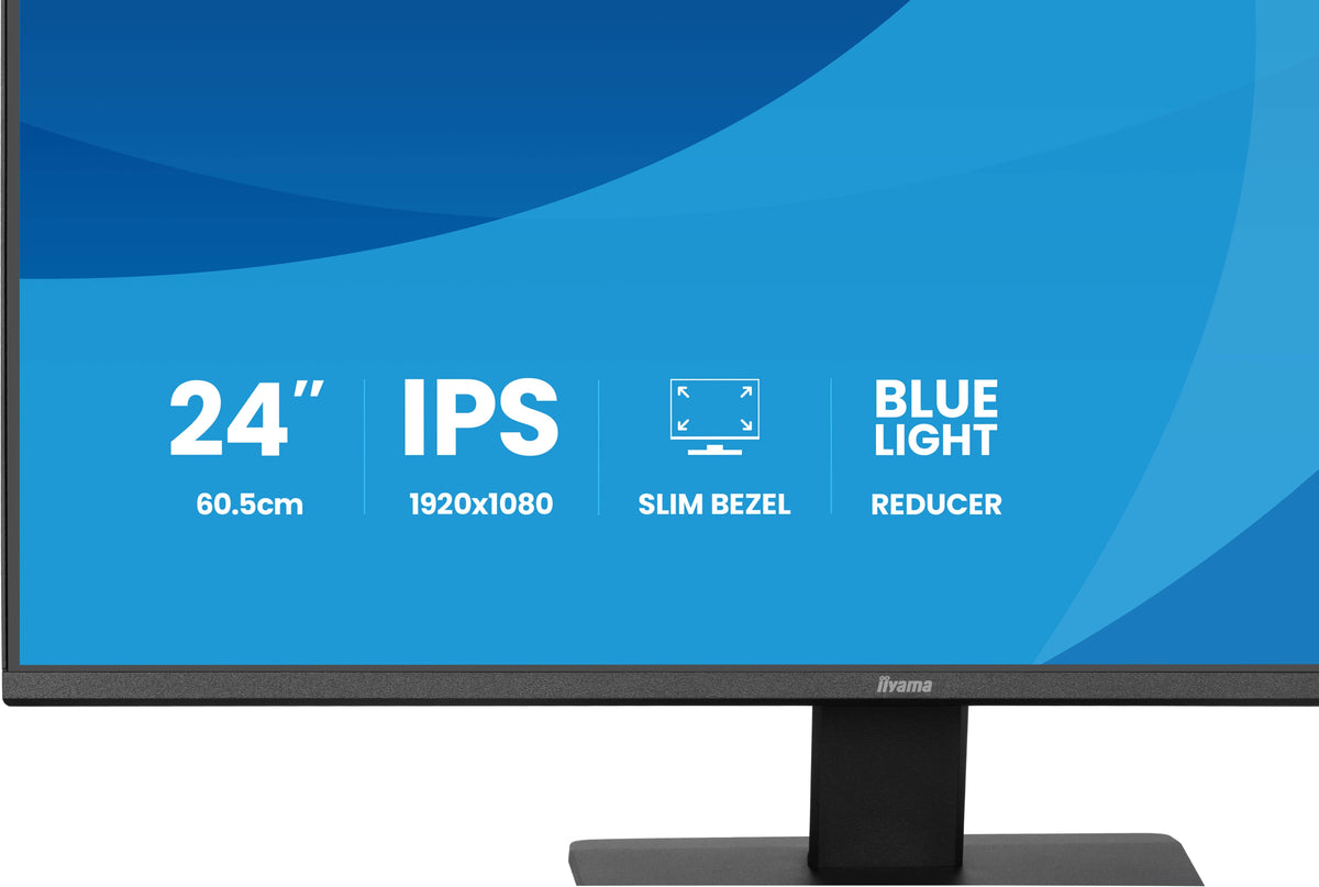 iiyama ProLite X2491H-B1 Computerbildschirm 60,5 cm (23.8") 1920 x 1080 Pixel Full HD LCD Schwarz