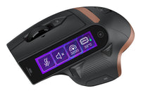 Turtle Beach Command Series MC7 Wireless Gaming-Maus - mit integriertem Touchscreen-Display, echte 8K-Abrufrate, optischer Owl-Eye-Sensor mit 30.000 DPI, Titan Optical Switches, Ladestation