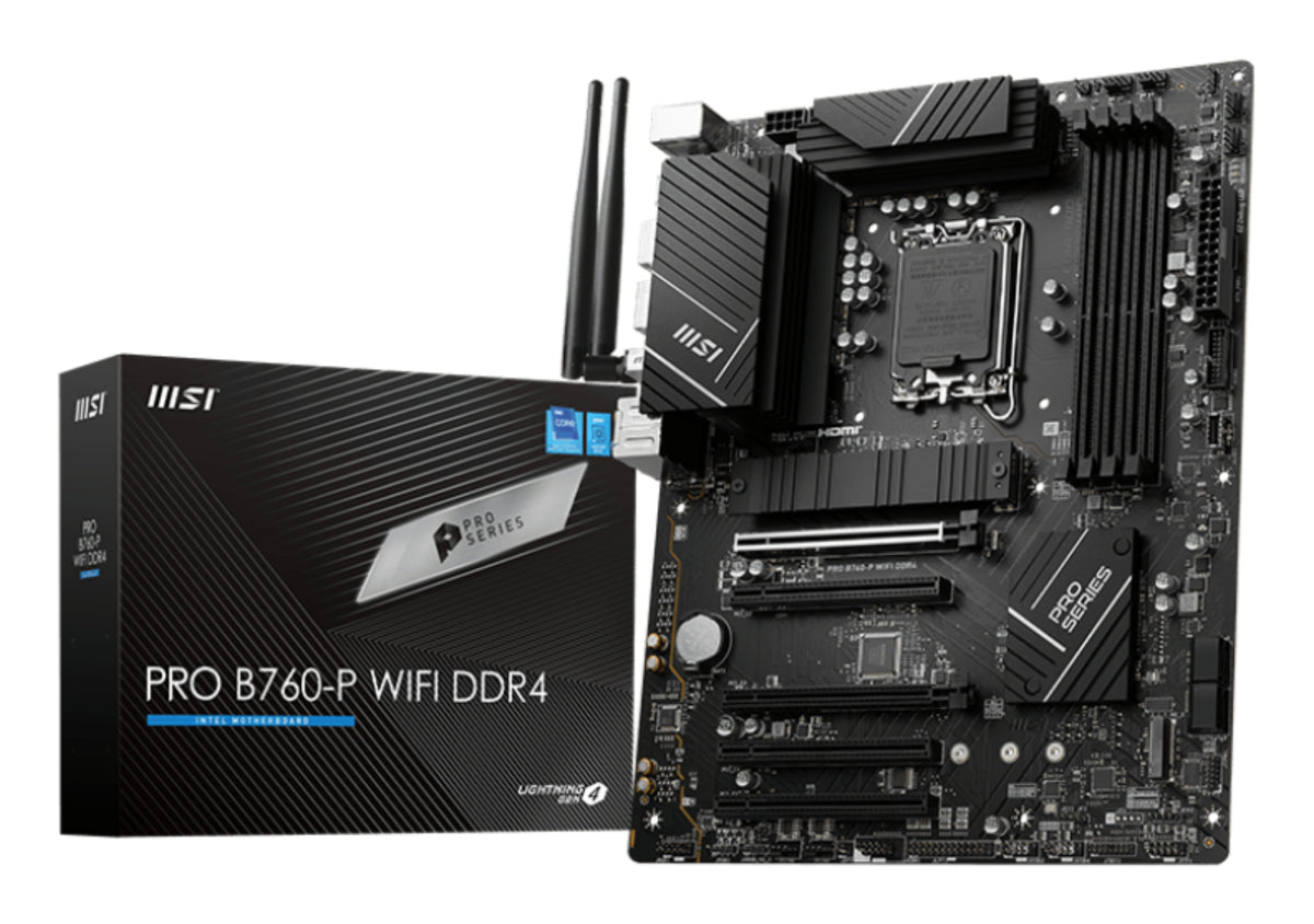 MSI PRO B760-P WIFI DDR4 Motherboard LGA 1700 ATX