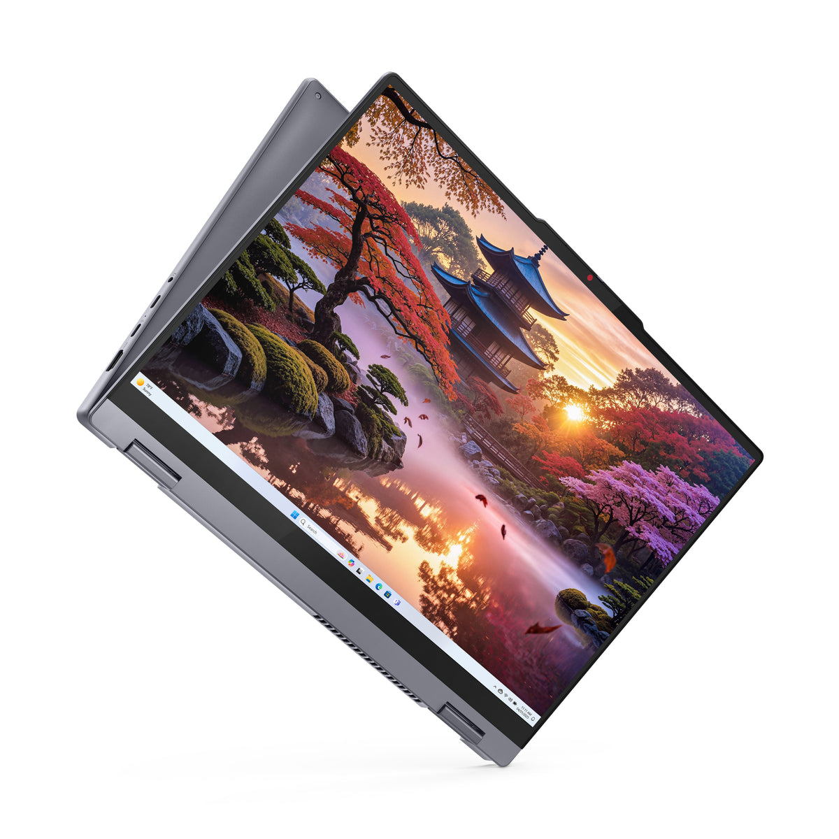 Lenovo IdeaPad 5 2-in-1 16AKP10 Copilot+ PC AMD Ryzen AI 5 340 Hybrid (2-in-1) 40,6 cm (16") Touchscreen WUXGA 16 GB LPDDR5x-SDRAM 1 TB SSD Wi-Fi 7 (802.11be) Windows 11 Home Grau Deutsch