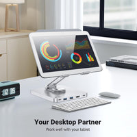 Techly ICA-TBL DOCK81 laptop-ständer Tablet-Ständer Silber