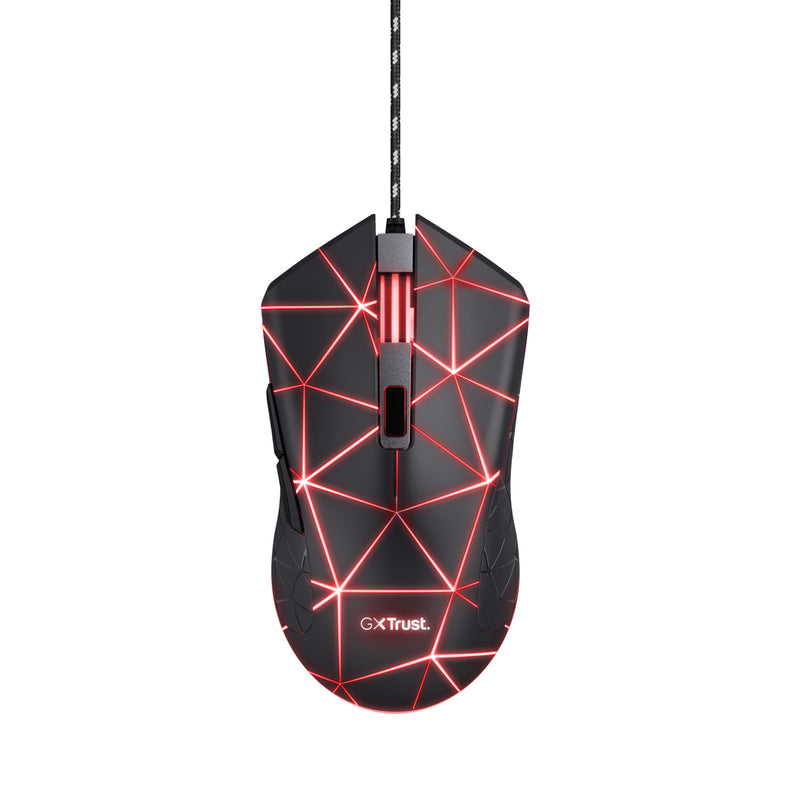 Trust GXT 133 Locx Maus Gaming rechts USB Typ-A Optisch 4000 DPI