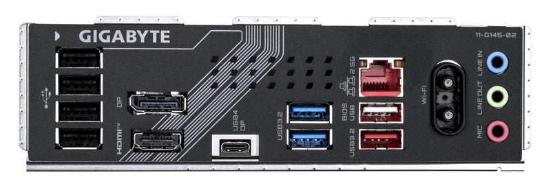 GIGABYTE B860 GAMING X WIFI6E Mainboard - Intel Core Ultra CPUs, 12+1+2+1 Phasen VRM, bis zu 9066MHz DDR5, 1xPCIe 5.0 + 2xPCIe 4.0 M.2, 2,5 GbE LAN, WIFI 6E, USB4