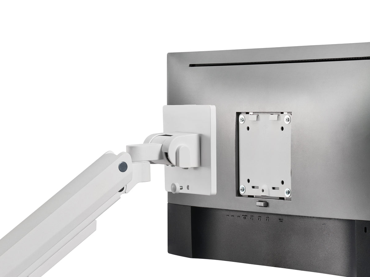 Equip 17"-49" Schwerlast-Monitor-Schreibtischhalterung, Weiß