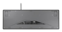 CHERRY STREAM Tastatur Heimbüro USB QWERTY Portuguesisch Schwarz, Grau