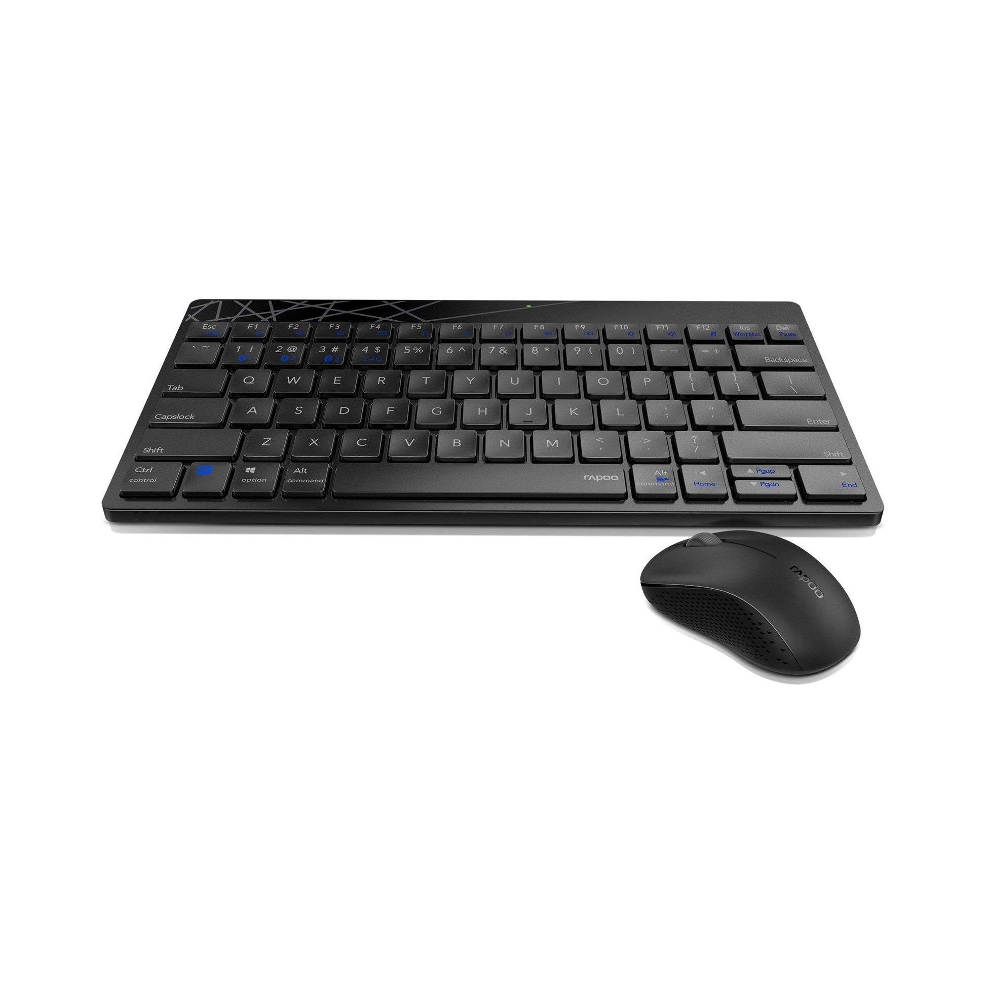 Rapoo Ultra-Slim Deskset 8000M schwarz-grau