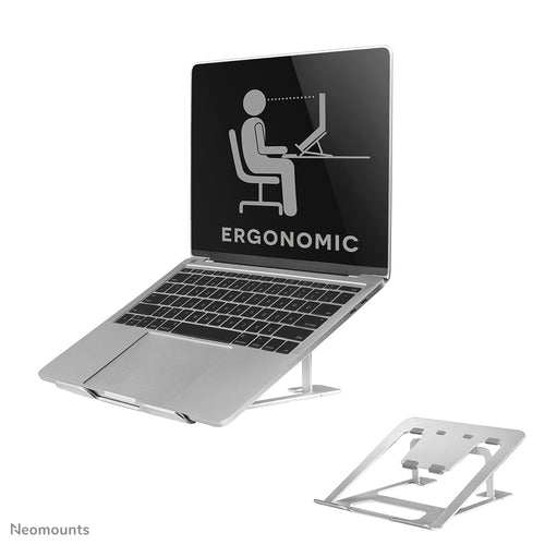 Neomounts NSLS085SILVER Laptop-Halterung 10-17" - faltbar - kompakt - universal