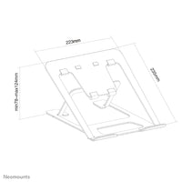 Neomounts NSLS085SILVER Laptop-Halterung 10-17" - faltbar - kompakt - universal