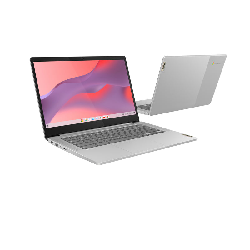 Lenovo IdeaPad Slim 3 Chrome 14M868 MediaTek Kompanio 520 Chromebook 35,6 cm (14") Full HD 4 GB LPDDR4x-SDRAM 128 GB eMMC Wi-Fi 6 (802.11ax) ChromeOS Deutsch Grau