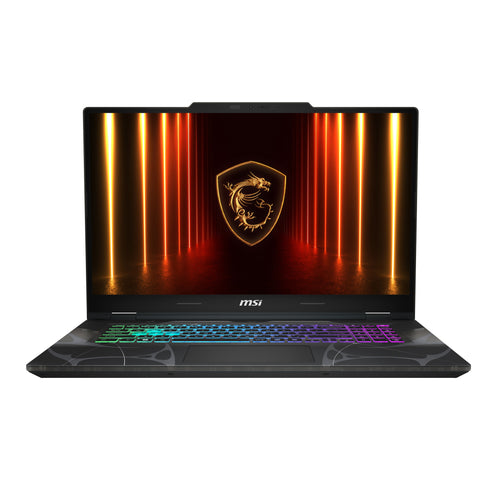 MSI Cyborg 17 B2RWFKG-056 Intel Core 7 240H Laptop 43,9 cm (17.3") Full HD 16 GB DDR5-SDRAM 512 GB SSD NVIDIA GeForce RTX 5060 Wi-Fi 6E (802.11ax) Windows 11 Home Schwarz
