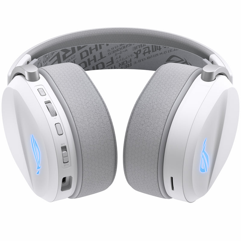 ASUS ROG Pelta Kopfhörer Verkabelt & Kabellos Kopfband Gaming USB Typ-C Bluetooth Weiß