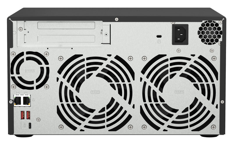 QNAP TS-873A NAS Tower Ryzen Embedded V1500B 8 GB DDR4 0 TB QNAP Turbo System Schwarz