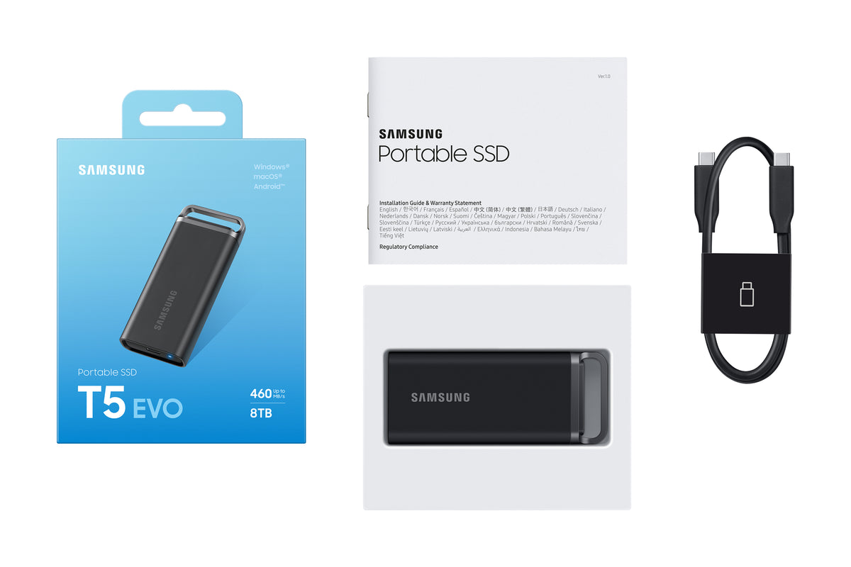 Samsung MU-PH8T0S 8 TB 3.2 Gen 1 (3.1 Gen 1) Schwarz