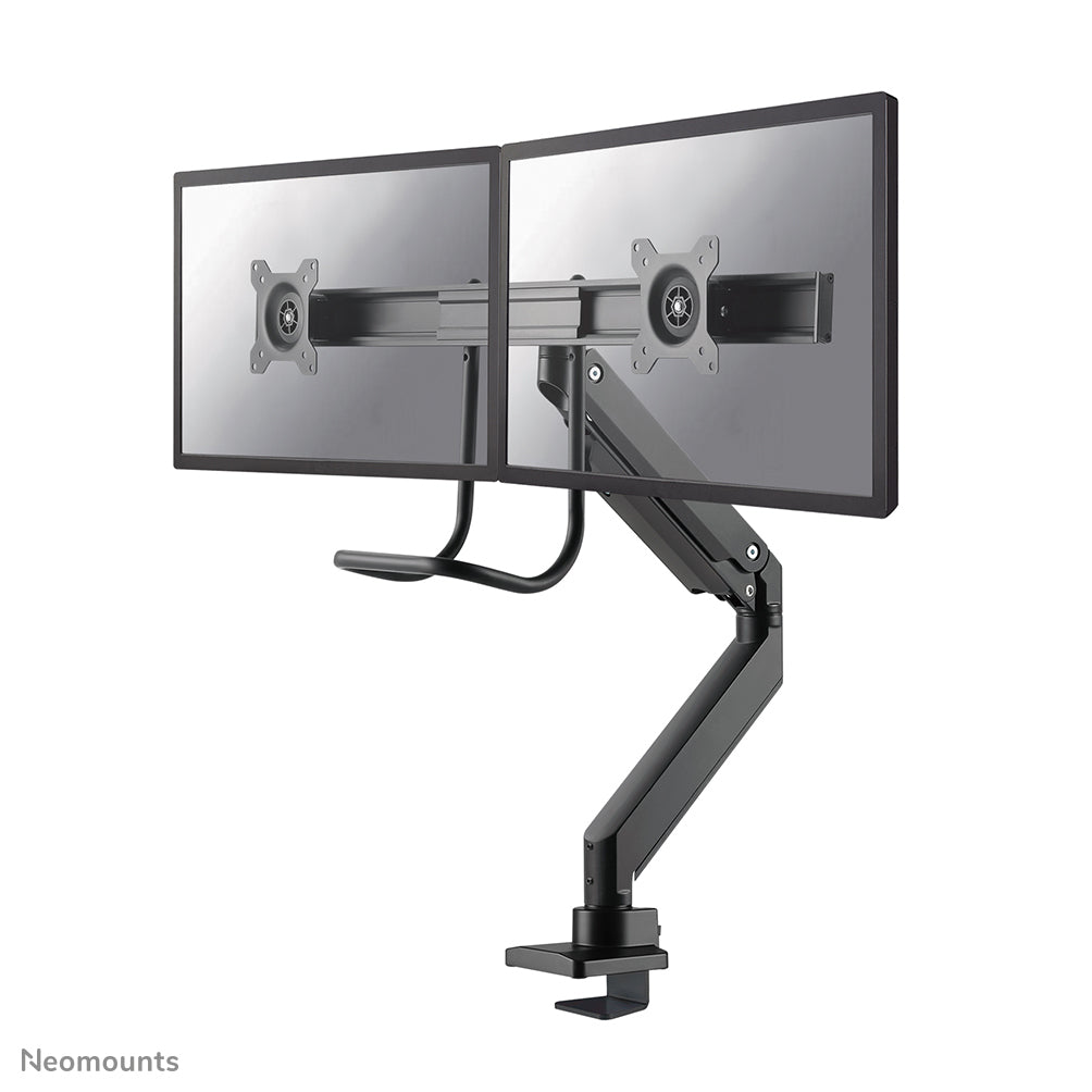 Neomounts NM-D775DXBLACK Monitorarm 10-32" - Gasfeder - Topfix - 180°-Stopp