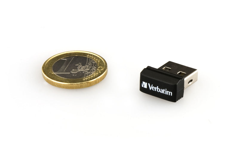 Verbatim Store 'n' Stay NANO - USB-Stick 32 GB - Schwarz