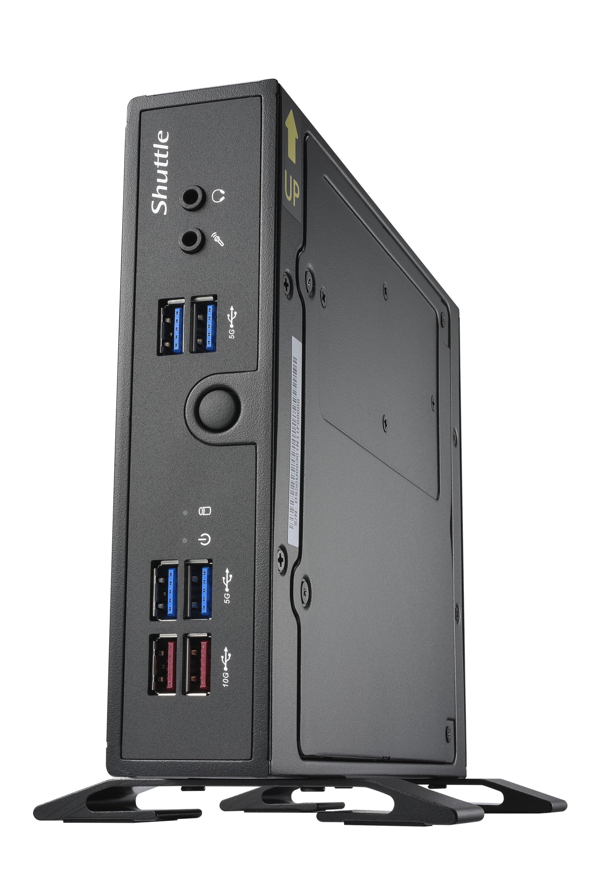 Shuttle XPC slim Barebone DS50U5, i5-1335U, 2x LAN (1x 2.5Gbit ,1x 1Gbit), 1xCOM,1xHDMI,1xDP, 1x VGA, lüfterlos, 24/7 Dauerbetrieb