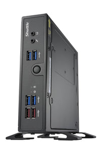 Shuttle POS System DS500, Celeron 7305, 8GB DDR5, 120 GB M.2 SSD (NVMe) 2x LAN (1x 2.5Gbit ,1x 1Gbit), 1xCOM,1xHDMI,1xDP, 1x VGA, lüfterlos, 24/7 Dauerbetrieb