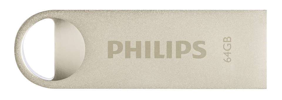 Philips Moon Edition 2.0 USB Flash Drive 64 GB USB Type-A Silver