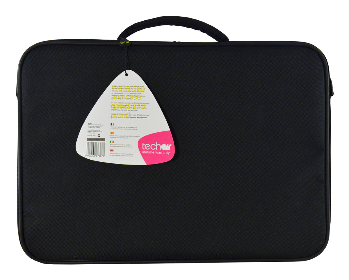 Techair Classic pro 39,6 cm (15.6") Aktenkoffer Schwarz