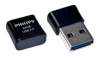 Philips Pico Edition 3.0 USB-Stick 64 GB USB Typ-A 3.2 Gen 1 (3.1 Gen 1) Schwarz