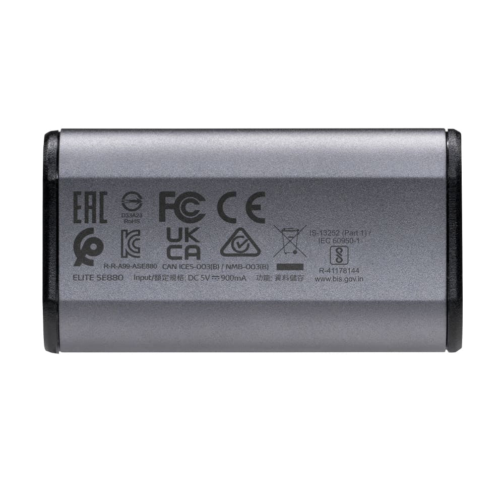ADATA SE880 1 TB USB Typ-C 3.2 Gen 2 (3.1 Gen 2) Grau