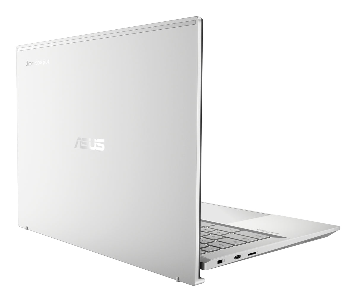 ASUS Chromebook Plus CX54 CX5403CMA-QM1515 Intel Core Ultra 5 115U 35,6 cm (14") Touchscreen WQXGA 16 GB LPDDR5x-SDRAM 512 GB SSD Wi-Fi 6E (802.11ax) ChromeOS Silber