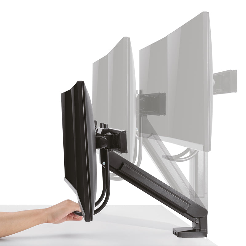 LogiLink BP0102 Flachbildschirm-Tischhalterung 68,6 cm (27") Tisch/Bank Schwarz