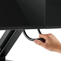 LogiLink BP0102 Flachbildschirm-Tischhalterung 68,6 cm (27") Tisch/Bank Schwarz