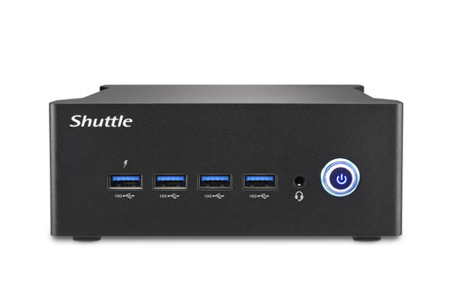 Shuttle Nano PC NT10H5, Intel Core Ultra 5 125H, Intel Arc graphics, 2xHDMI, 2xUSB 4.0 (DP), 2x2.5Gbit LAN, VESA, 24/7 Dauerbetrieb