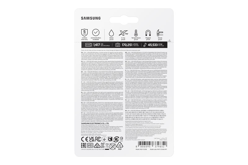 Samsung MUF-512AB USB-Stick 512 GB USB Typ-A 3.2 Gen 1 (3.1 Gen 1) Schwarz, Edelstahl